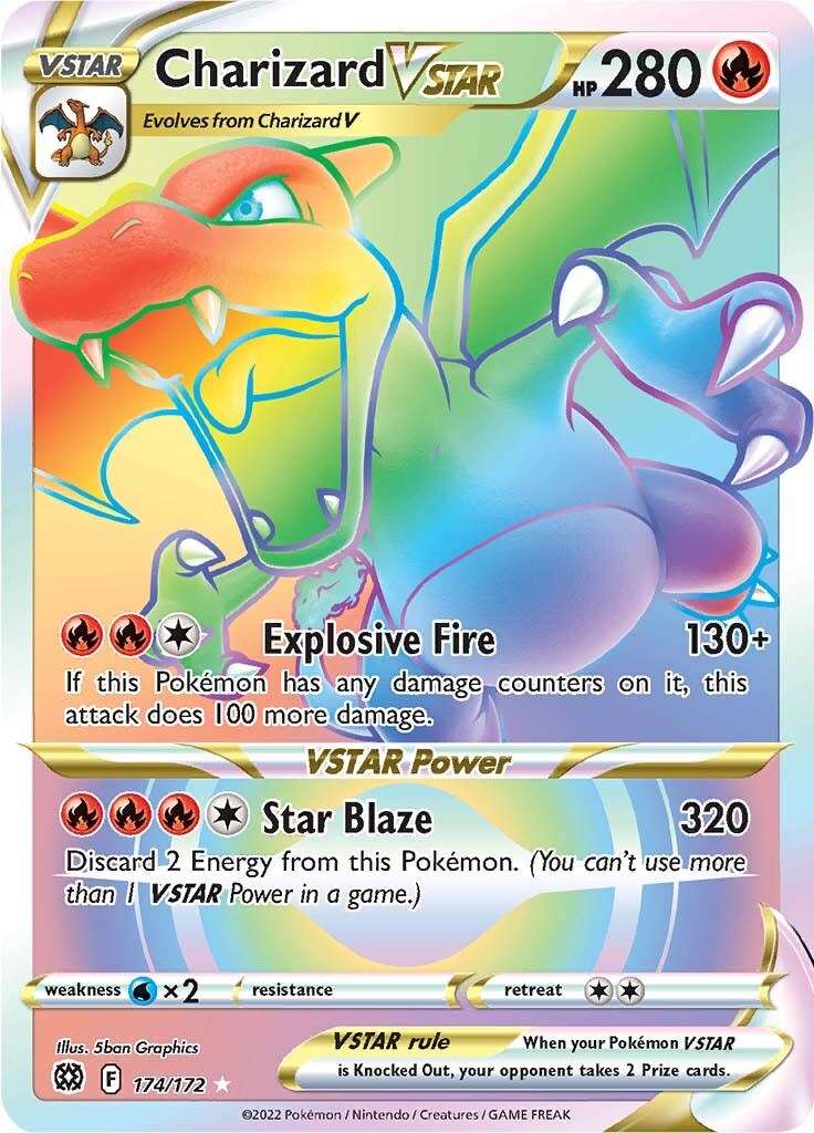 Charizard VSTAR (Secret) [SWSH09 - 174/172]