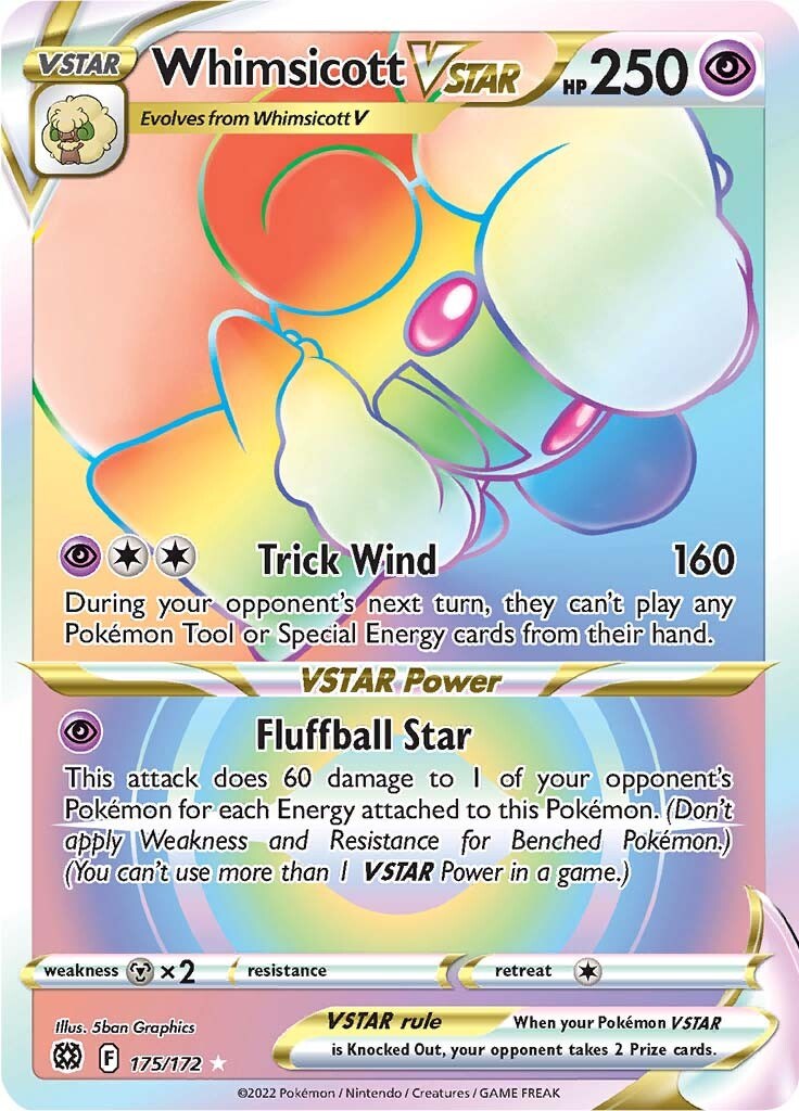 Whimsicott VSTAR Secret [SWSH09 - 175/172]