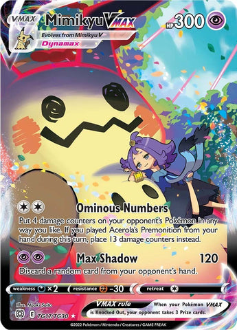 Mimikyu VMAX [SWSH09:TG - TG17/TG30]