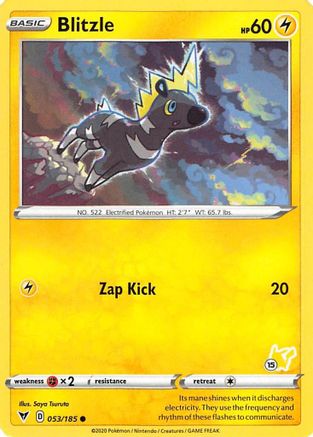 Blitzle 053/185  Battle Academy 2022 - Promo
