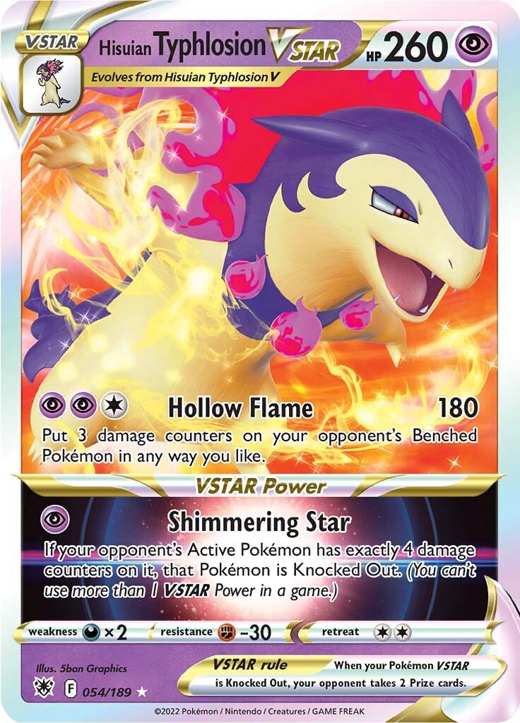 Hisuian Typhlosion VSTAR [SWSH10 - 054]