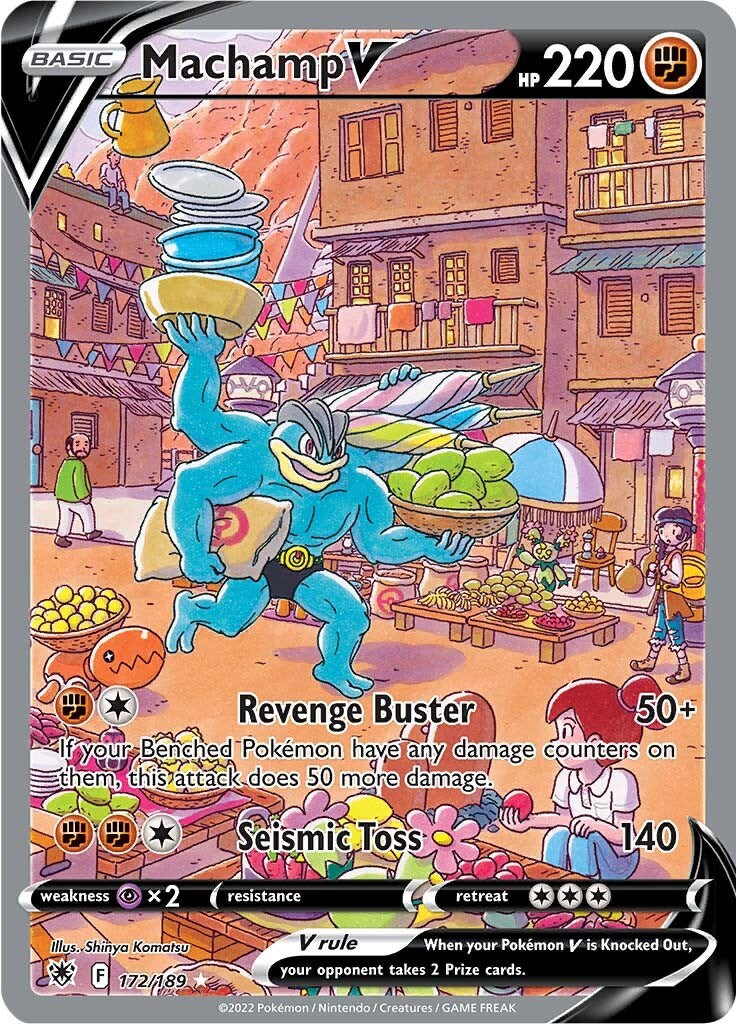 Machamp V (Alternate Full Art) [SWSH10 - 172/189]