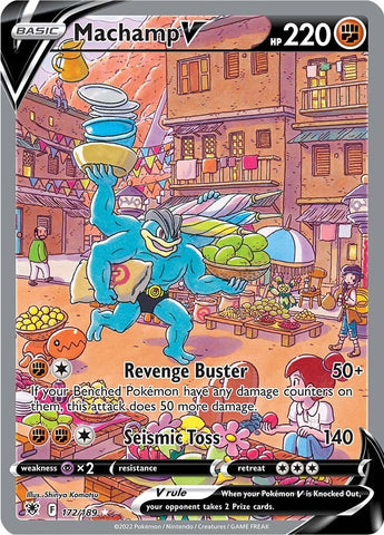 Machamp V (Alternate Full Art) [SWSH10 - 172/189]