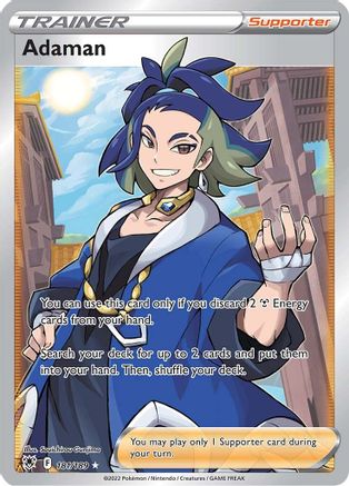 Adaman (Full Art) 181/189  - Holofoil SWSH10 Astral Radiance - Ultra Rare