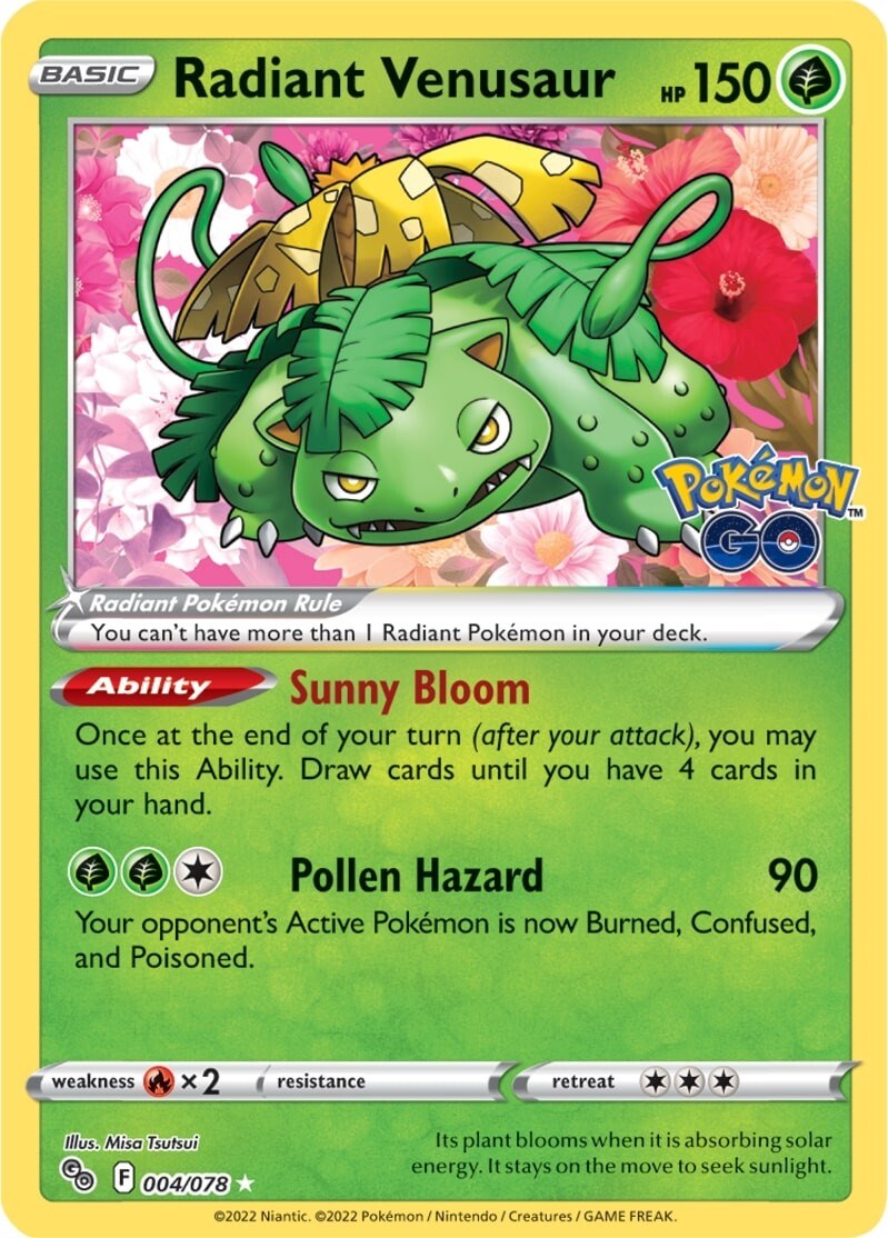 Radiant Venusaur [PGO - 004]