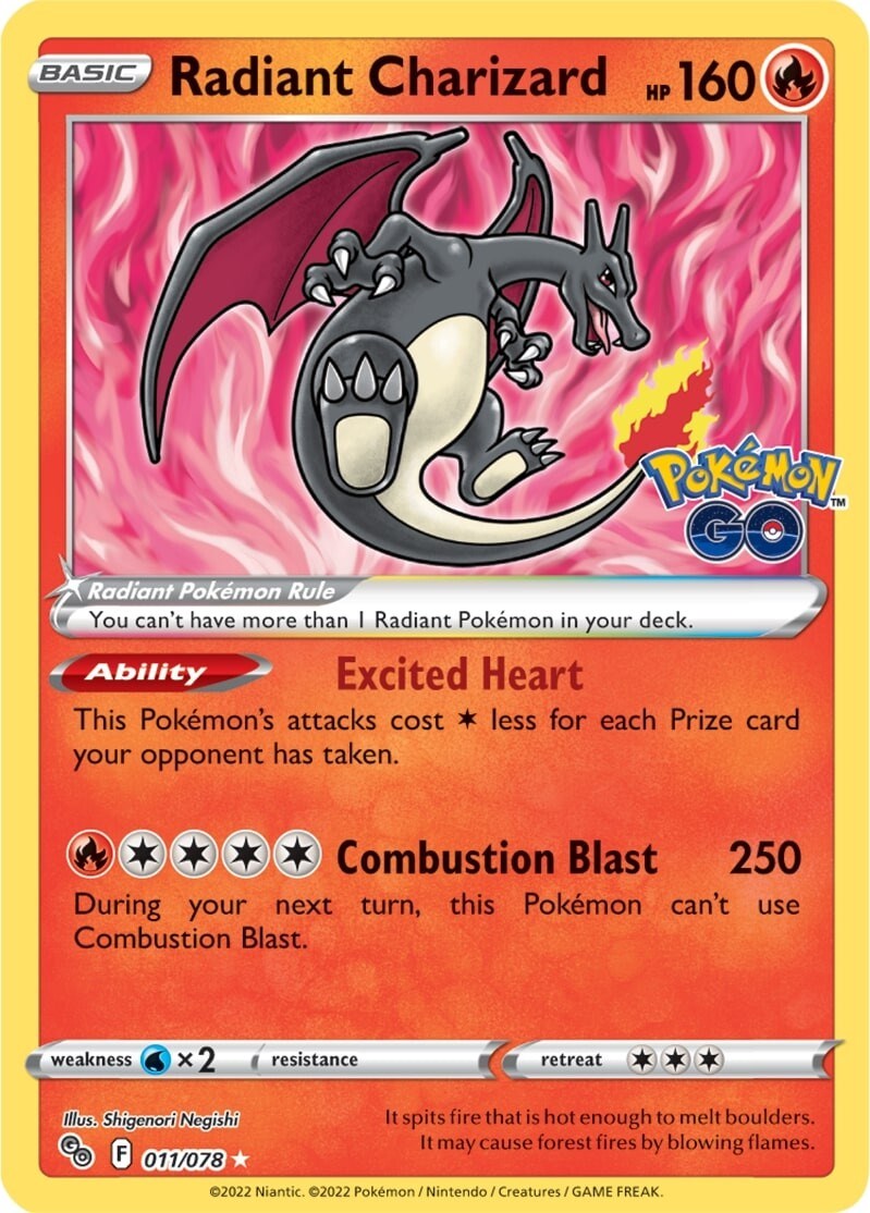 Radiant Charizard [PGO - 011/078]