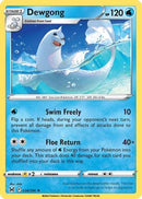 Dewgong 034/196  - Reverse Holofoil SWSH11 Lost Origin - Rare