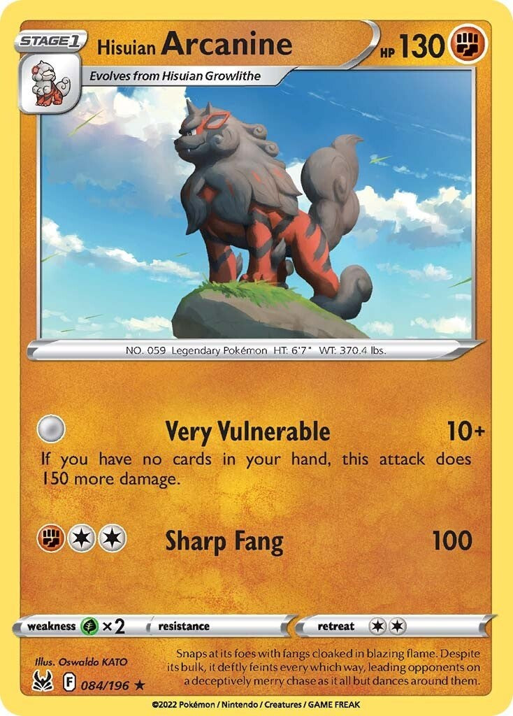 Hisuian Arcanine [SWSH11 - 084/196]