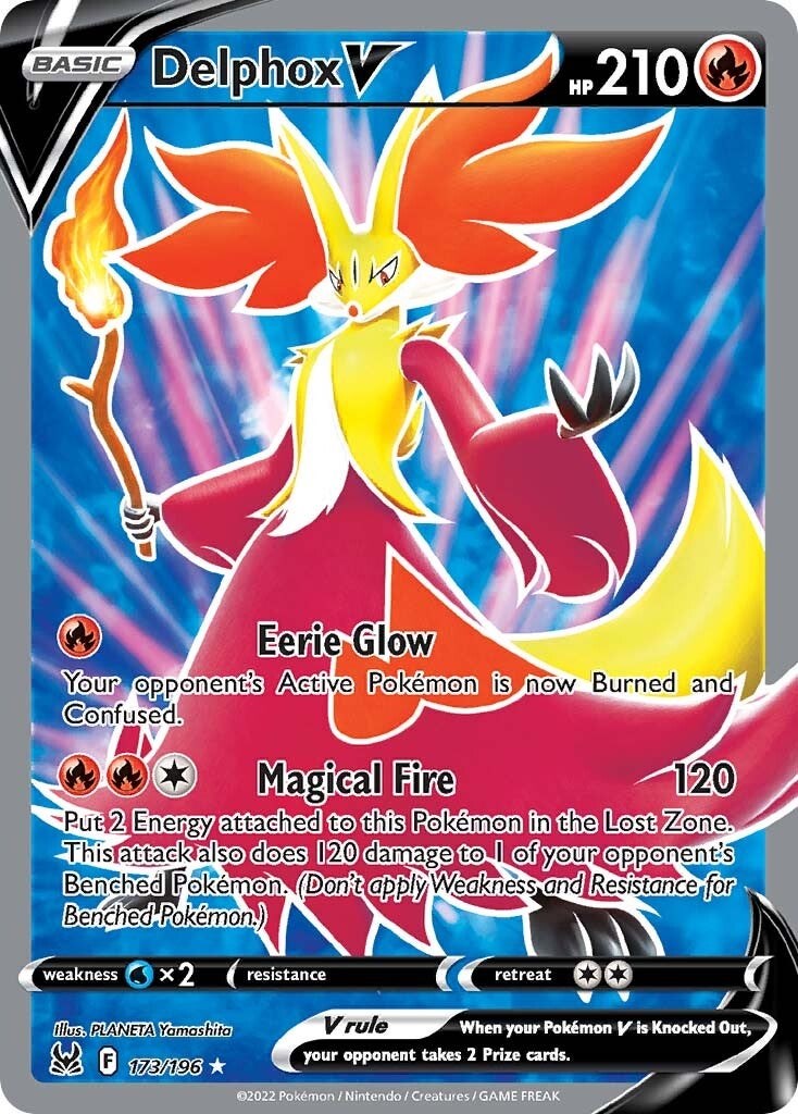 Delphox V Full Art [SWSH11 - 173/196]