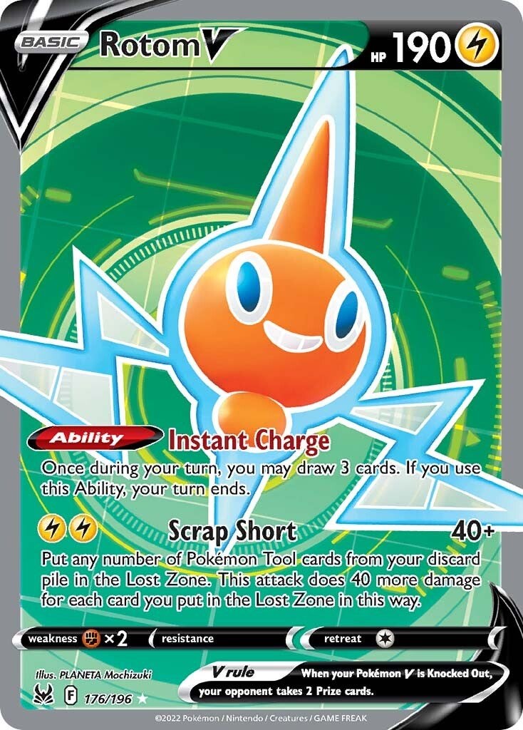 Rotom V (Full Art) [SWSH11 - 176/196]