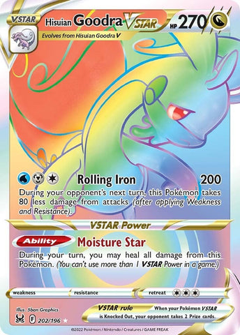 Hisuian Goodra VSTAR (Secret) [SWSH11 - 202/196]