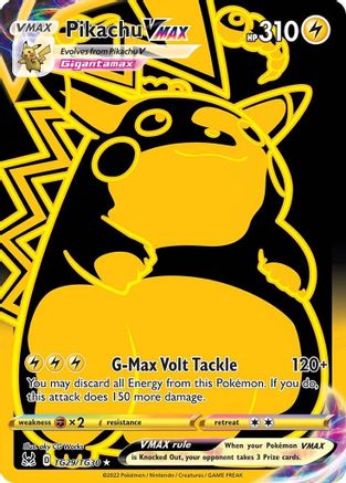 Pikachu VMAX (Secret) TG29/TG30  - Holofoil SWSH11 Lost Origin Trainer Gallery - Ultra Rare