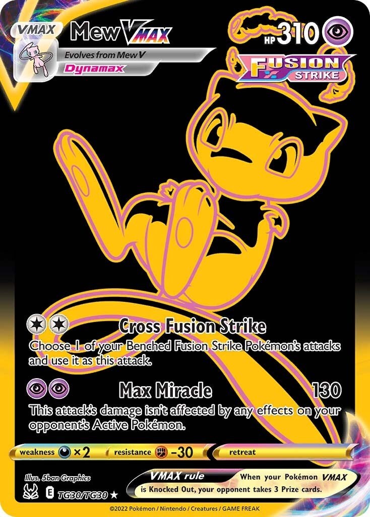Mew VMAX (Secret) [SWSH11: TG - 030]