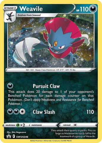 Weavile - SWSH246 (Cosmos Holo) [SWSD - SWSH246]