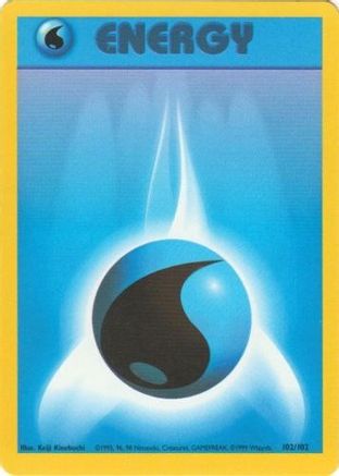 Water Energy 102/102  Base Set - Common