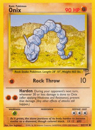 Onix 084/130  Base Set 2 - Common