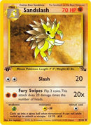 Sandslash 041/62  - 1st Edition Fossil - Uncommon