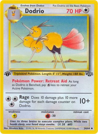 Dodrio 034/64  - Unlimited Jungle - Uncommon