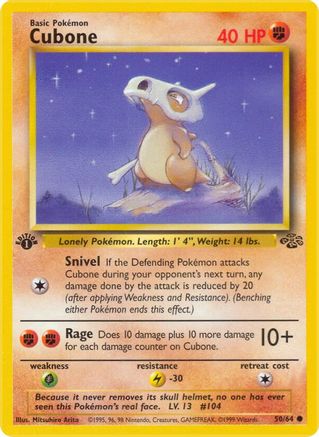 Cubone 050  - Unlimited Jungle - Common