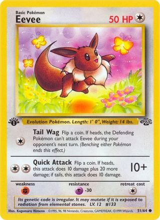 Eevee 051/64 Jungle (1st Edition) - Common