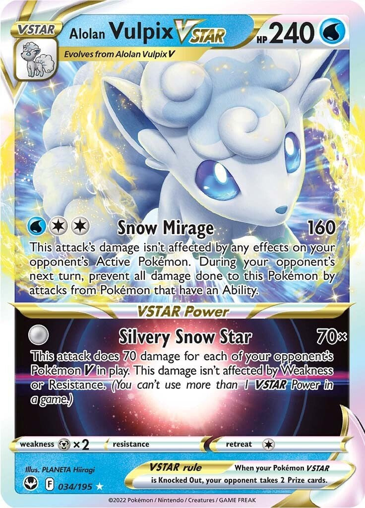 Alolan Vulpix VSTAR [SWSH12 - 034/195]