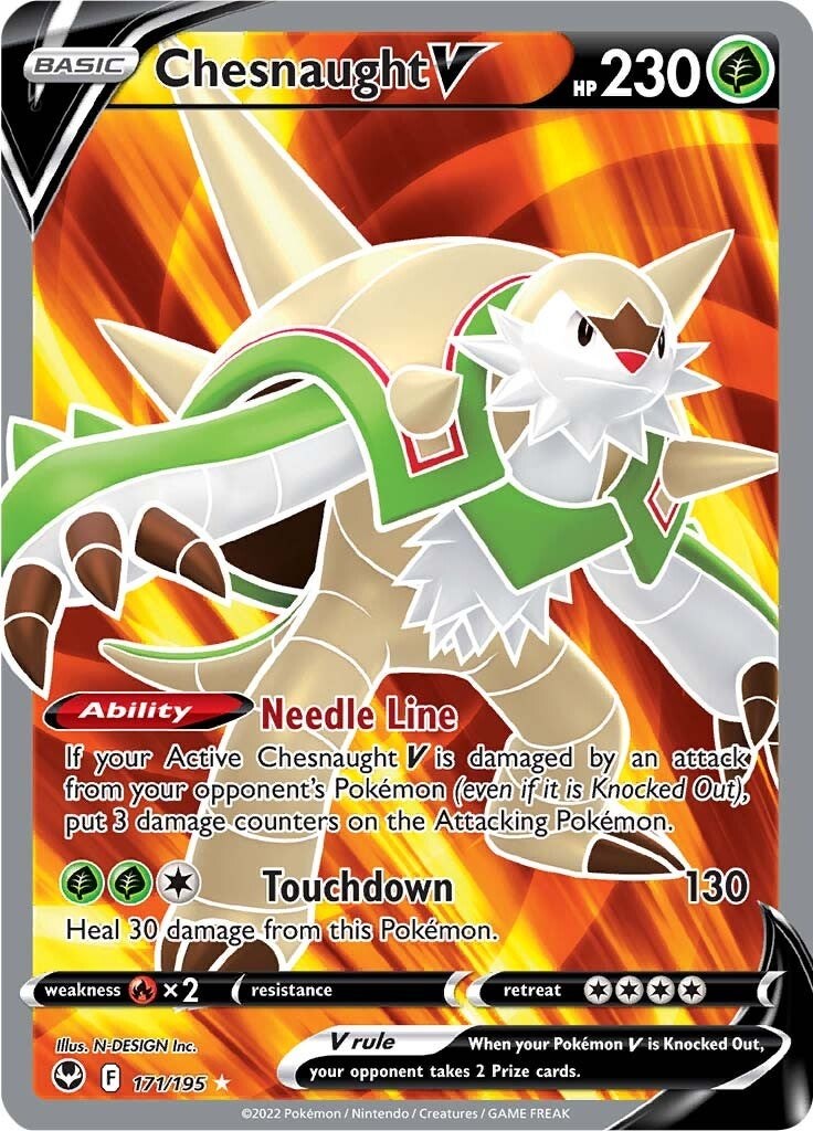 Chesnaught V (Full Art) [SWSH12 - 171/195]