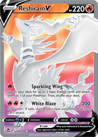 Reshiram V (Full Art) [SWSH12 - 172/195]