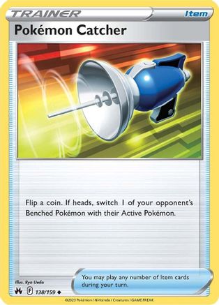 Pokemon Catcher 138/159  Crown Zenith - Uncommon