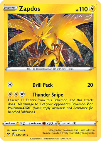 Zapdos Cosmos Holo [MCAP - 048/185]