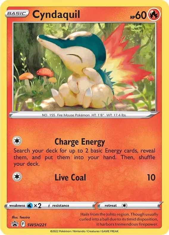 Cyndaquil Cosmos Holo [SWSD - 221]