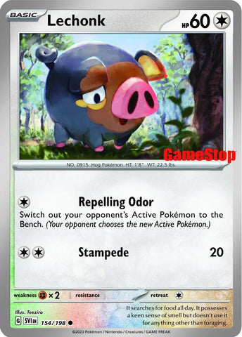 Lechonk - 154/198 (GameStop Promo) [MCAP - 154/198]