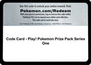 Code Card  Prize Pack Series Cards - Code Card