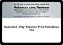 Code Card  Prize Pack Series Cards - Code Card