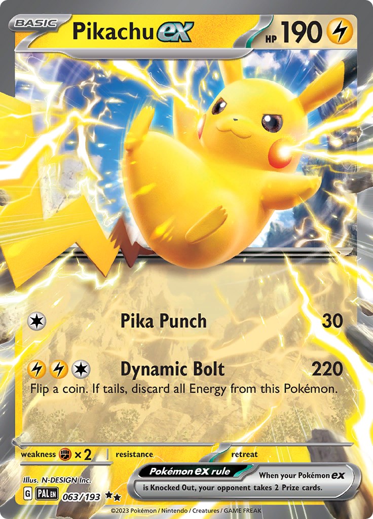 Pikachu ex [PAL - 063]