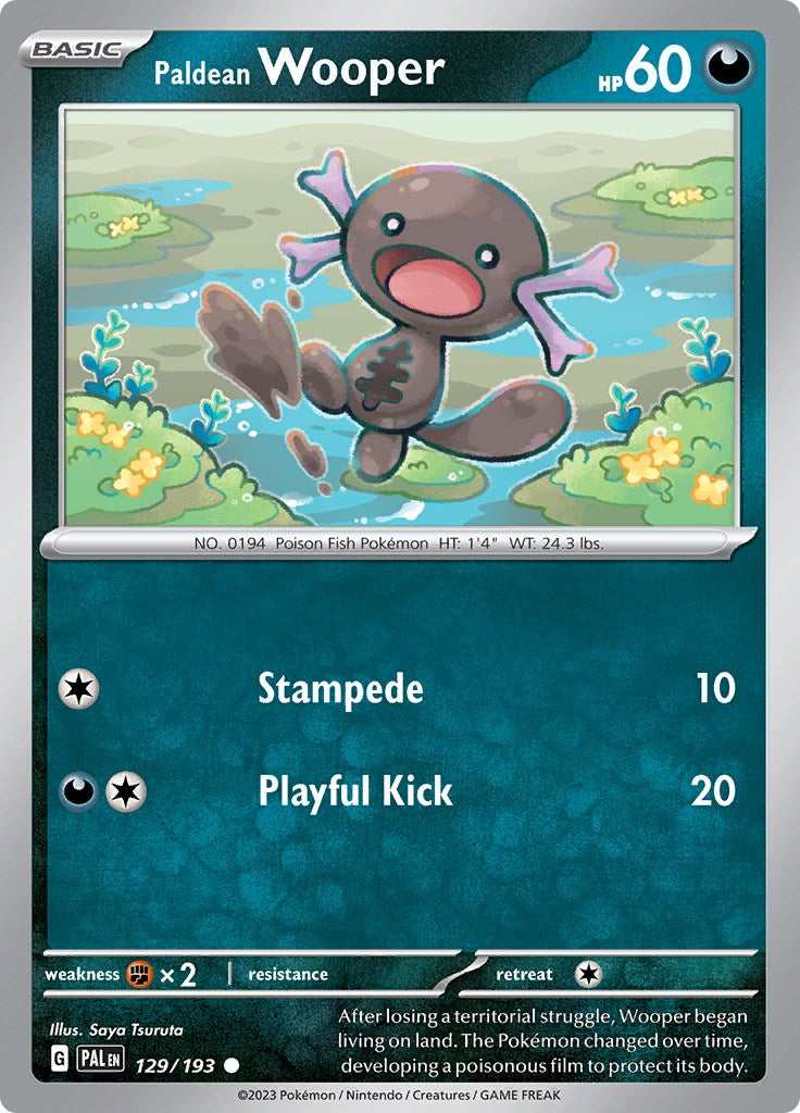 Paldean Wooper - 129/193 [PAL - 129]