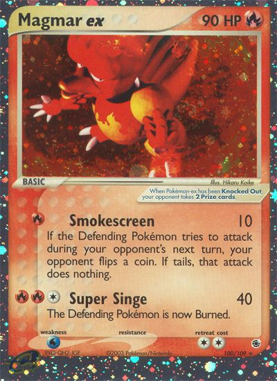 Magmar ex (100/109) [EX: Ruby & Sapphire]