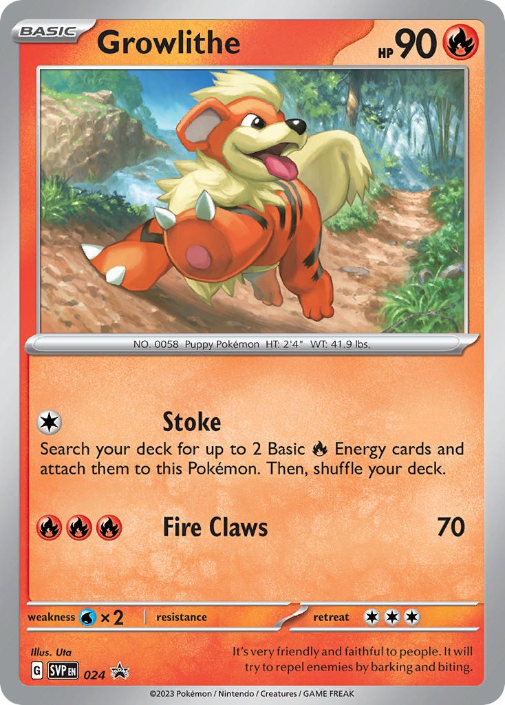 Growlithe - 024 [SVP - 024]