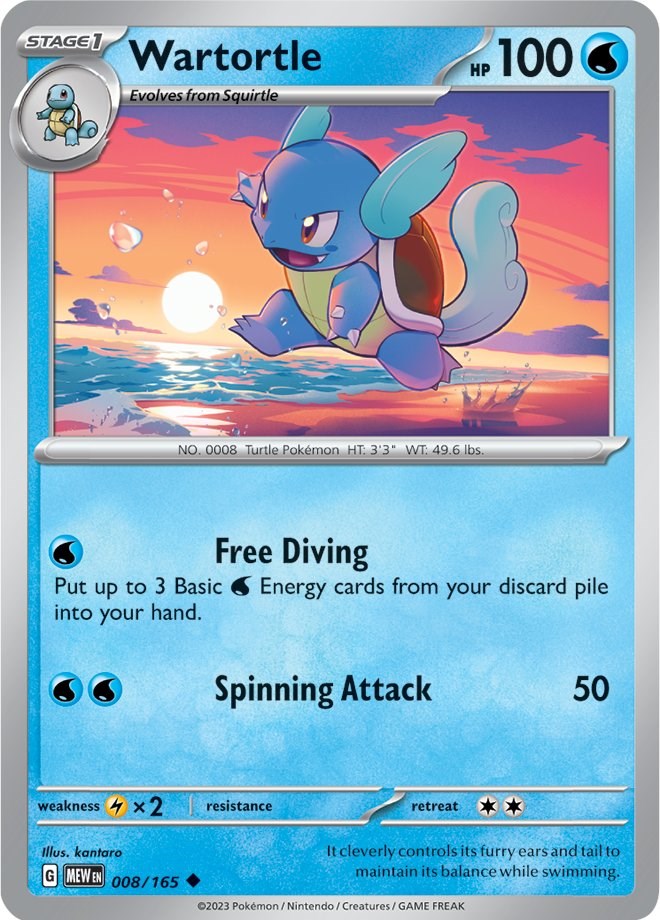 Wartortle [MEW - 008/165]