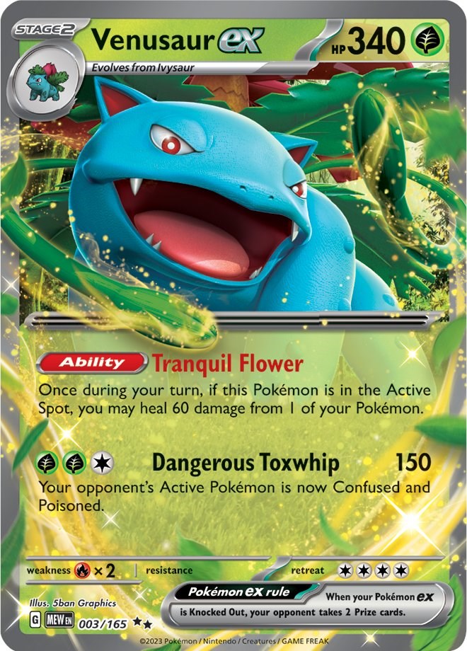 Venusaur ex [MEW - 003/165]