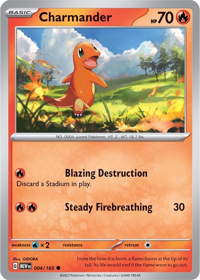 Charmander - 004/165 [MEW - 004/165]