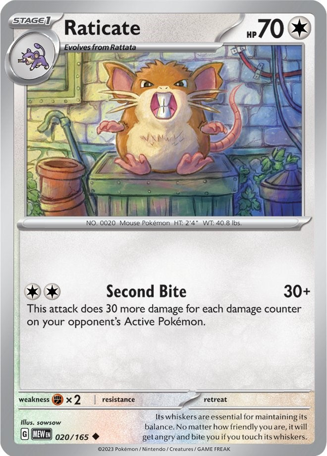 Raticate [MEW - 020/165]