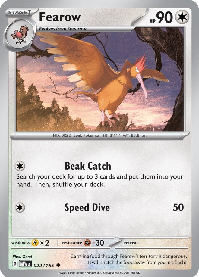 Fearow [MEW - 022/165]