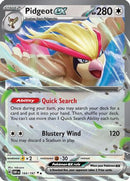 Pidgeot ex 164/197  - Holofoil SV03 Obsidian Flames - Double Rare
