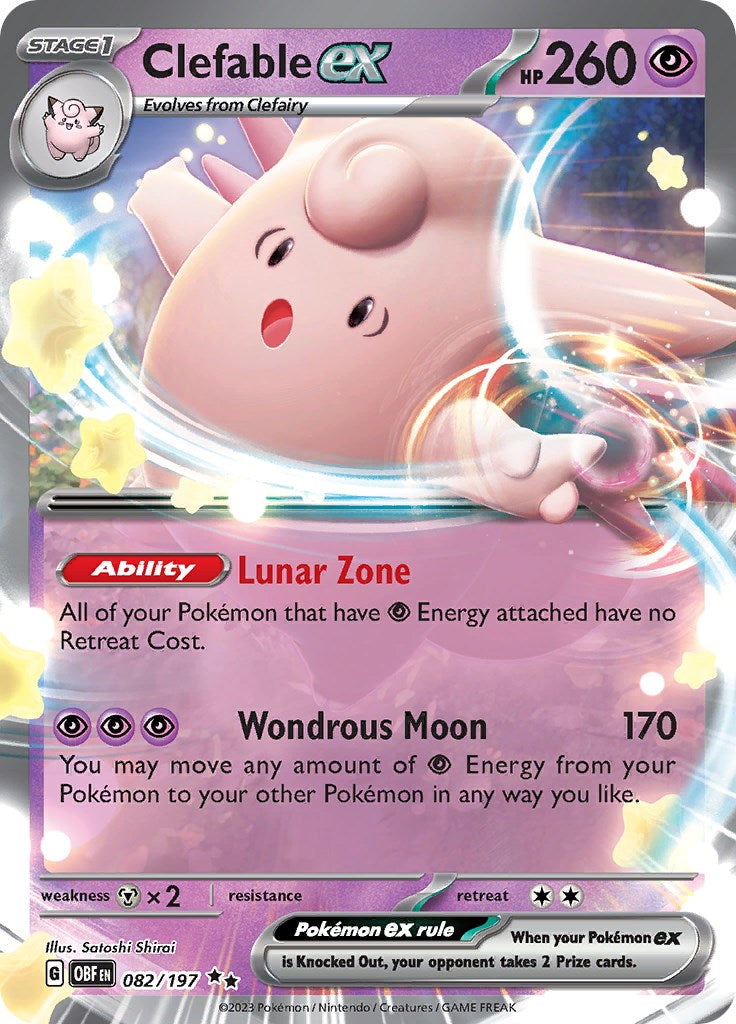 Clefable ex [OBF - 082]