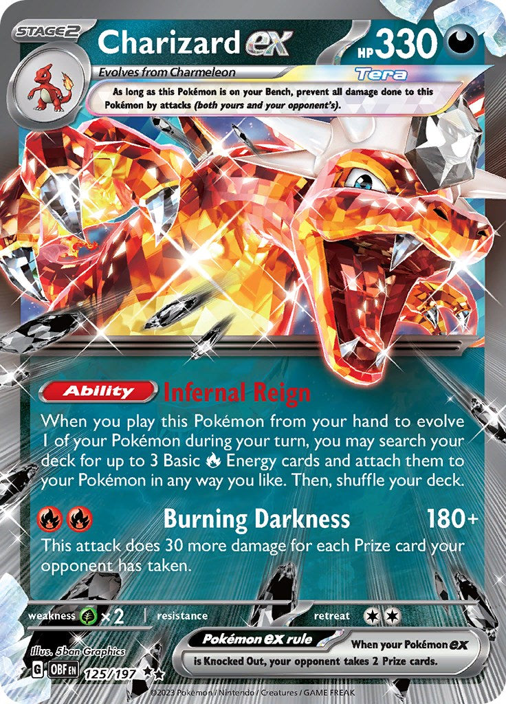 Charizard ex - 125/197 [OBF - 125/197]