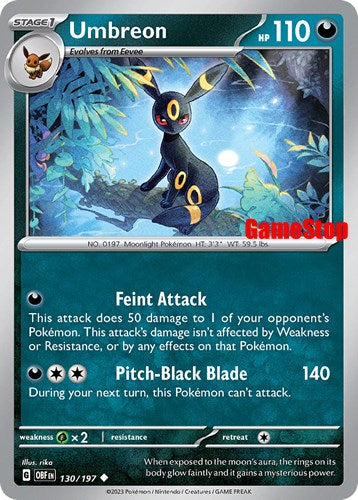 Umbreon - 130/197 (GameStop Exclusive) [MCAP - 130/197]