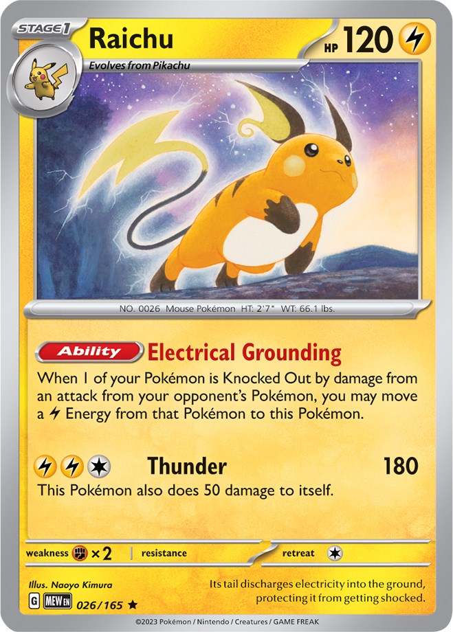 Raichu [MEW - 026/165]