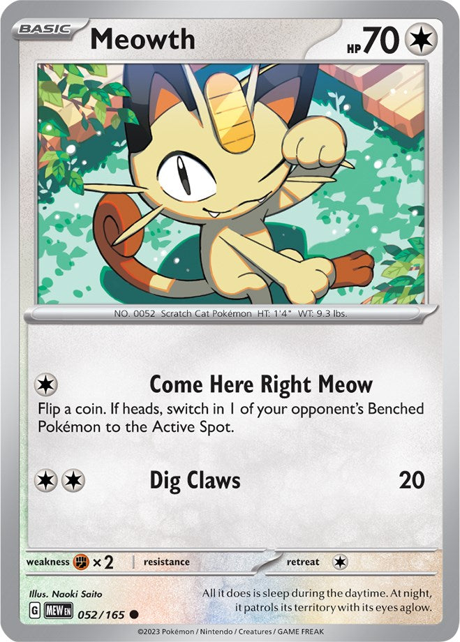 Meowth [MEW - 052/165]