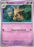Kadabra 064/165  - Reverse Holofoil SV Scarlet & Violet 151 - Uncommon