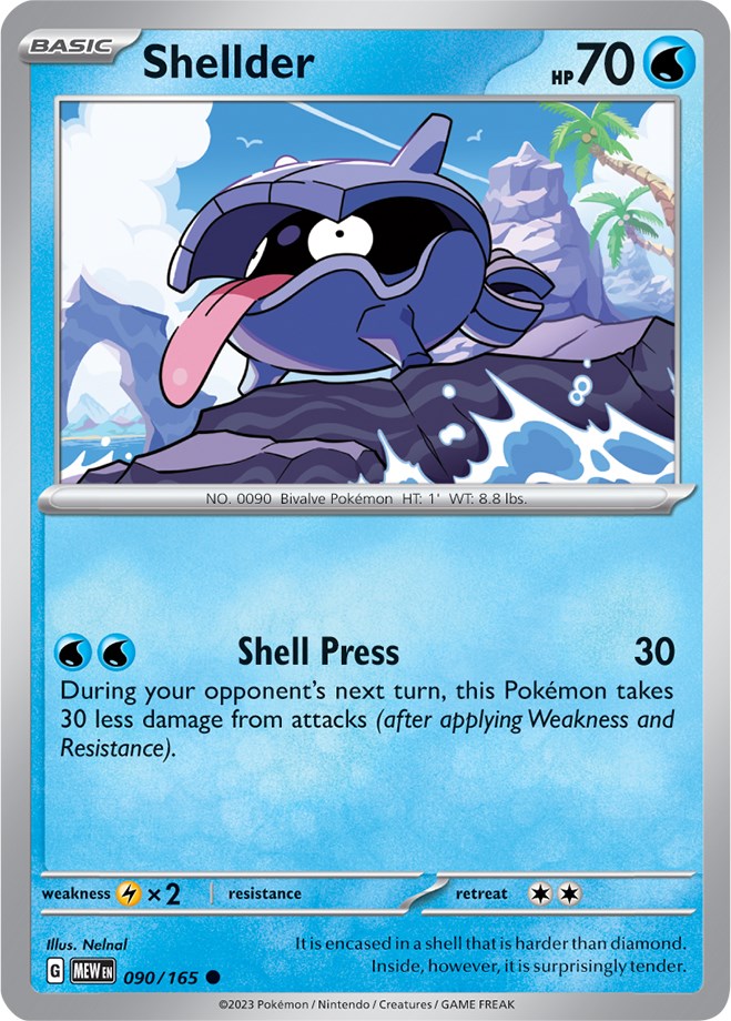 Shellder [MEW - 090/165]